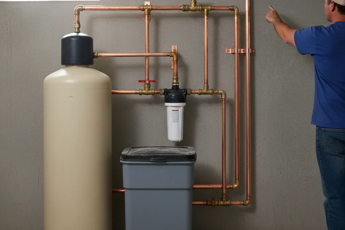 Whole-house water treatment system installed in Wood River